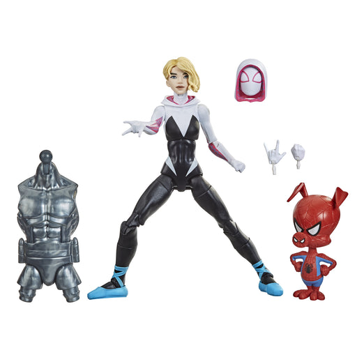 (pre-order batch 3) Hasbro Marvel Legends Spider-Man: Into the Spider-Verse Gwen Stacy 6-inch Action Figure Toy And Spider-Ham Mini-Figure - Toy Snowman