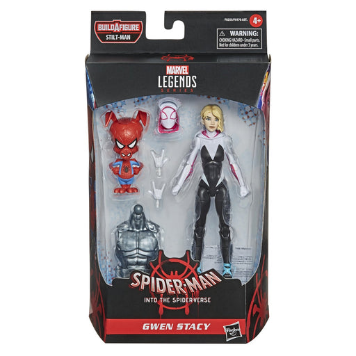 (pre-order batch 3) Hasbro Marvel Legends Spider-Man: Into the Spider-Verse Gwen Stacy 6-inch Action Figure Toy And Spider-Ham Mini-Figure - Toy Snowman