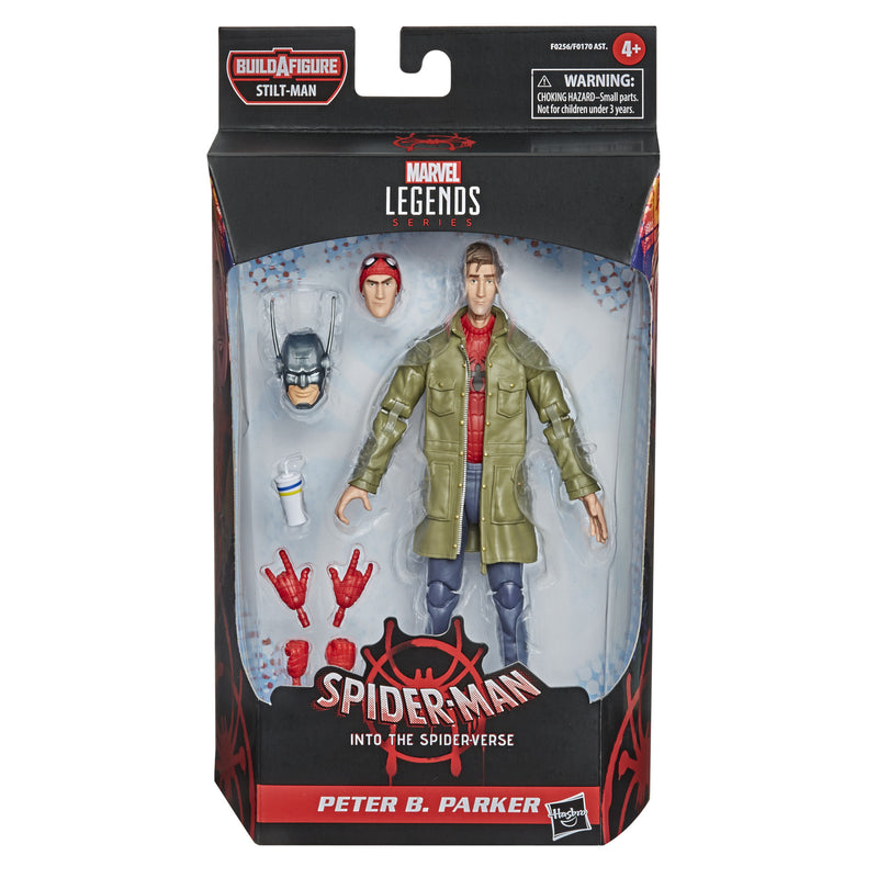 Hasbro Marvel Legends Series Spider-Man: Into the Spider-Verse Peter B. Parker 6-inch Collectible Action Figure - Toy Snowman