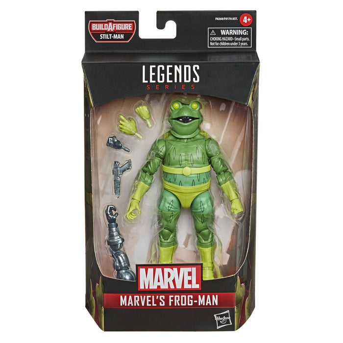 Marvel Legends Series Spider-Man Marvel’s Frog-Man 6-inch Collectible Action Figure - Toy Snowman