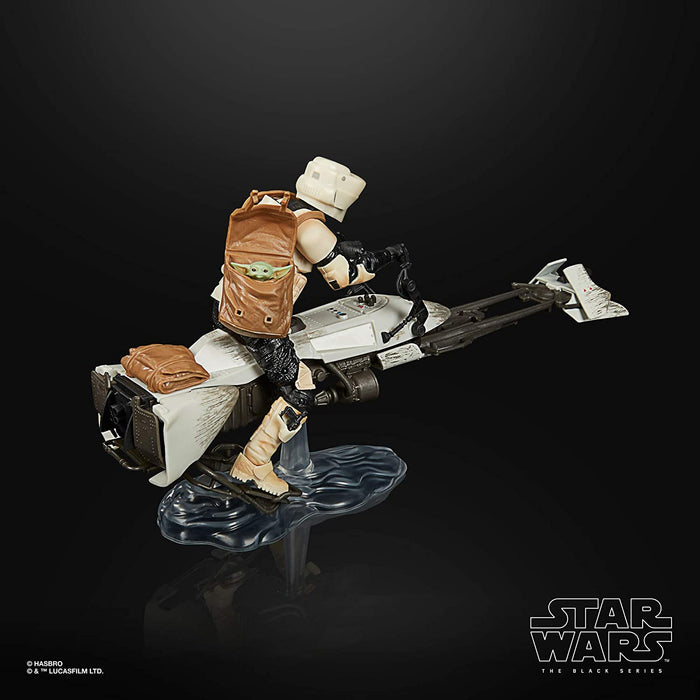 Star Wars The Black Series Speeder Bike Scout Trooper and The Child Toys 6-Inch-Scale The Mandalorian (Amazon Exclusive) - Toy Snowman