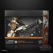 Star Wars The Black Series Speeder Bike Scout Trooper and The Child Toys 6-Inch-Scale The Mandalorian (Amazon Exclusive) - Toy Snowman