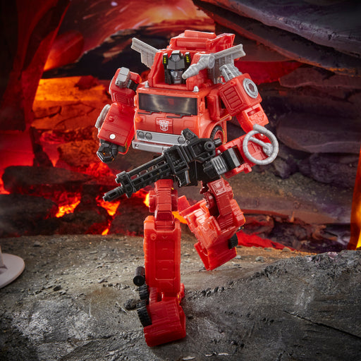 Transformers Toys Generations War for Cybertron: Kingdom Voyager WFC-K19 Inferno - Toy Snowman