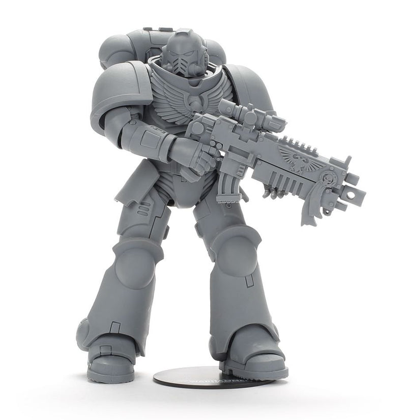 McFarlane Toys Warhammer 40,000 Space Marine Primaris Intercessor Artist Proof Action Figure - Toy Snowman