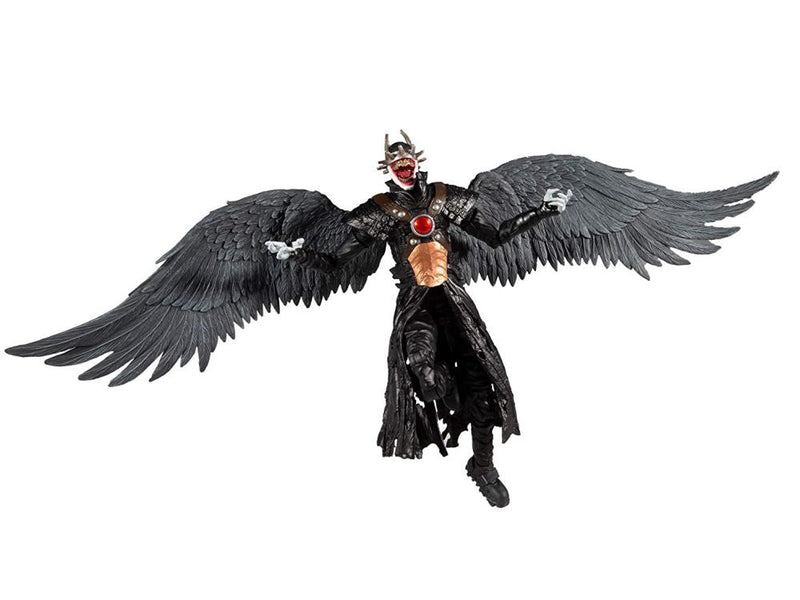 The Batman Who Laughs DC Multiverse The Batman Who Laughs with Sky Tyrant Wings Action Figure (Collect to Build: The Merciless) - Toy Snowman