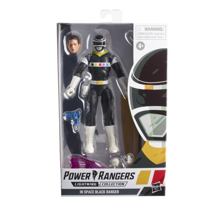 (preorder) Power Rangers In Space Lightning Collection Black Ranger - Toy Snowman