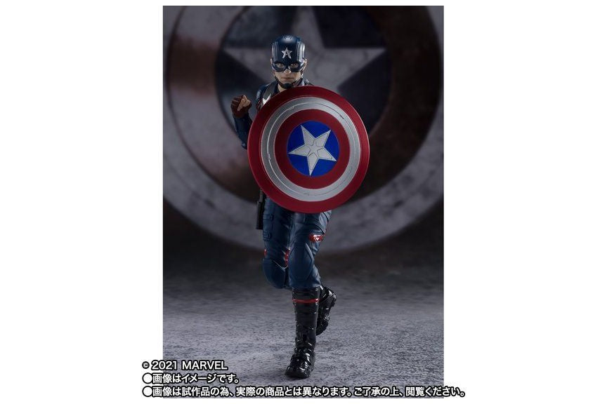 S.H. Figuarts The Falcon and the Winter Soldier - Captain America (John F. Walker) - Action figure -  Bandai
