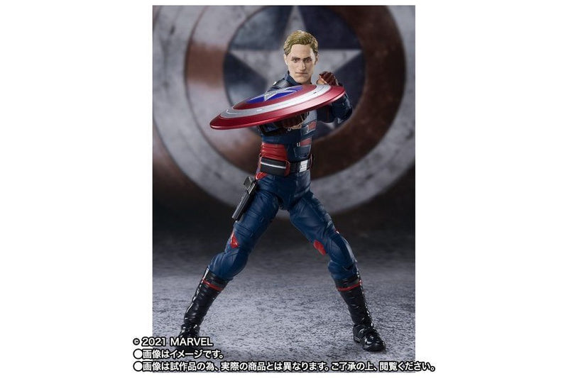 S.H. Figuarts The Falcon and the Winter Soldier - Captain America (John F. Walker) - Action figure -  Bandai