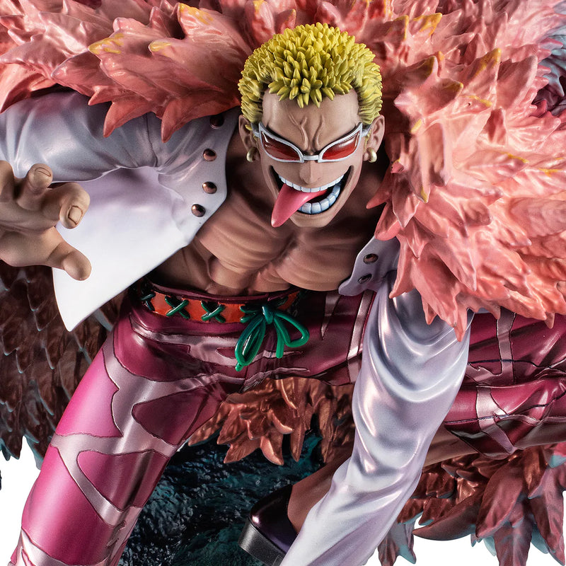 ONE PIECE - Portrait.Of.Pirates  "WA-MAXIMUM”: "Heavenly Yaksha" Donquixote Doflamingo - statue -  MEGAHOUSE CORPORATION