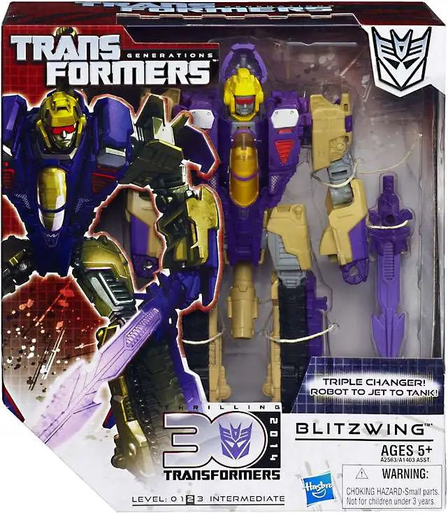 Transformers Generations 30th Anniversary Blitzwing Voyager - Collectables > Action Figures > toys -  Hasbro