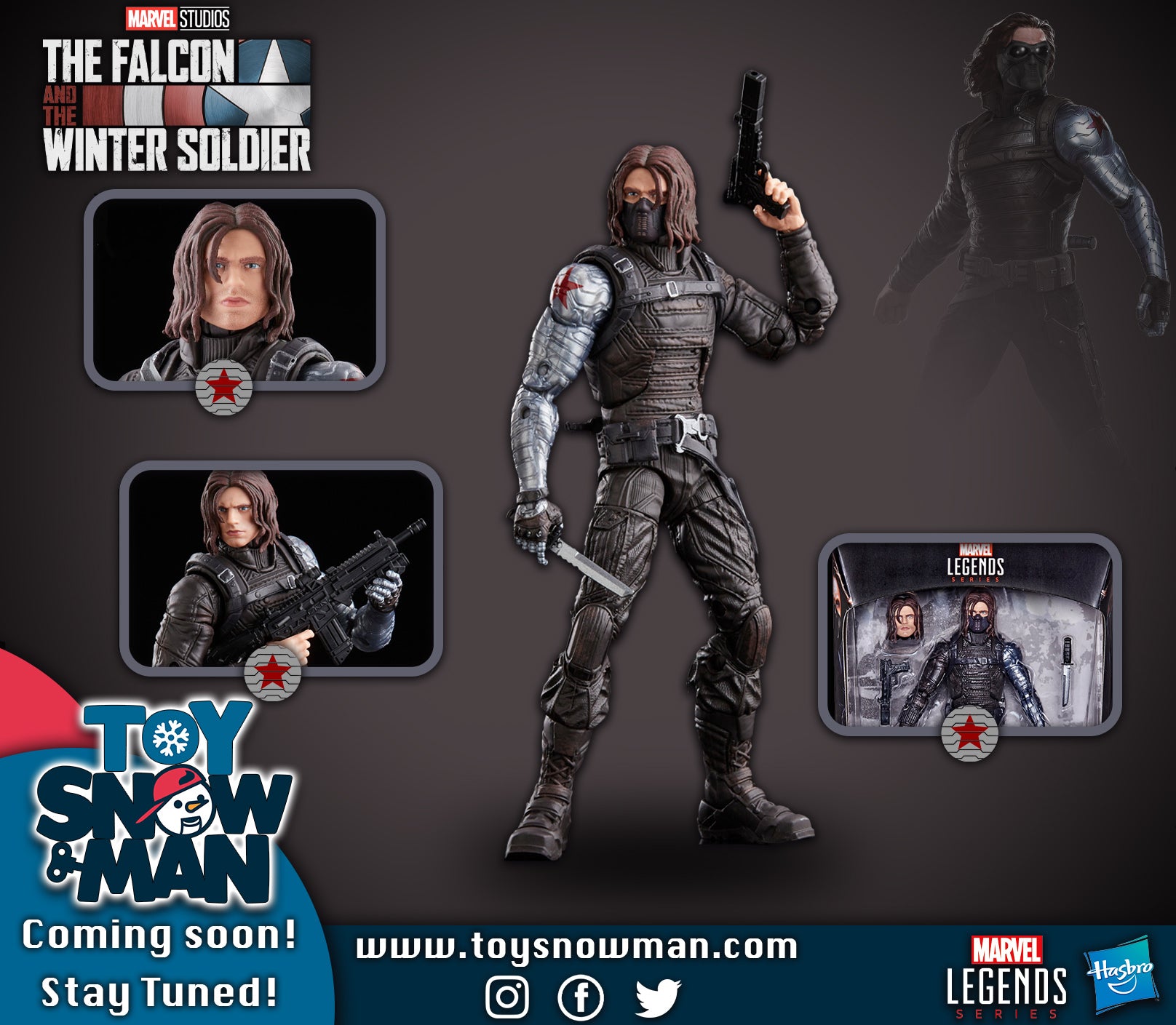 Marvel Legends Series Winter Soldier 6-inch Falcon & the Winter