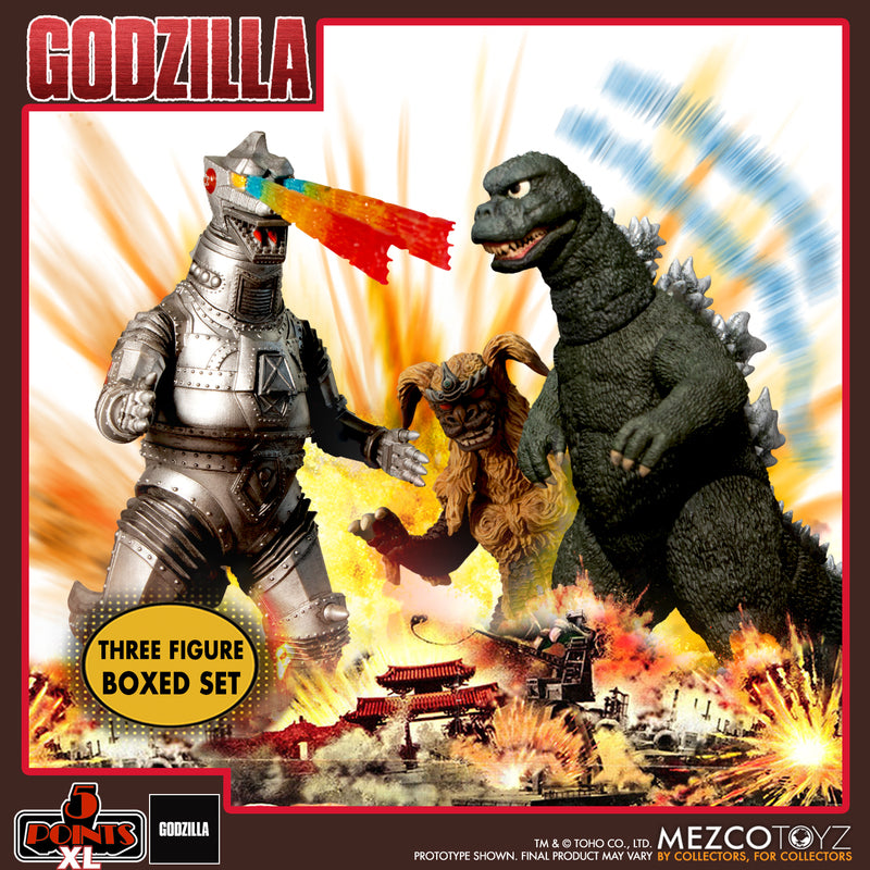 Godzilla vs Mechagodzilla (1974) Boxset mit drei Figuren — Toy Snowman