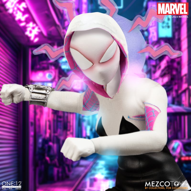 Marvel Comics One:12 Collective Ghost Spider - Spider-Gwen (preorder) - Collectables > Action Figures > toys -  MEZCO TOYS