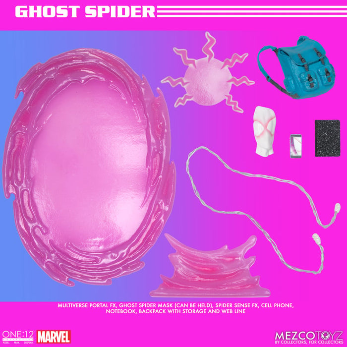 Marvel Comics One:12 Collective Ghost Spider - Spider-Gwen (preorder) - Collectables > Action Figures > toys -  MEZCO TOYS
