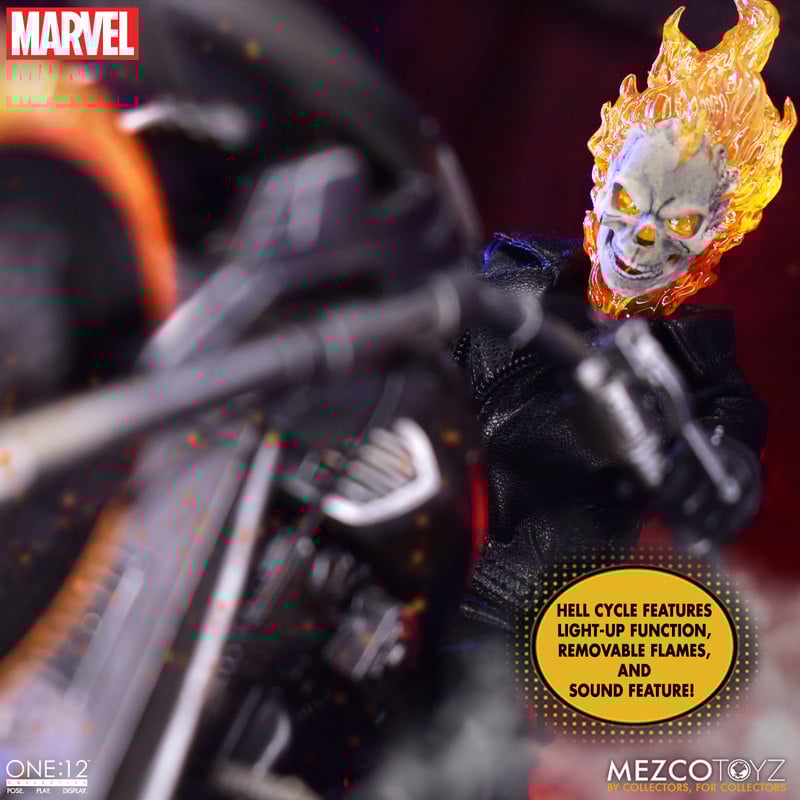 Mezco Ghost Rider & Hell Cycle Set (preorder) -  -  MEZCO TOYS