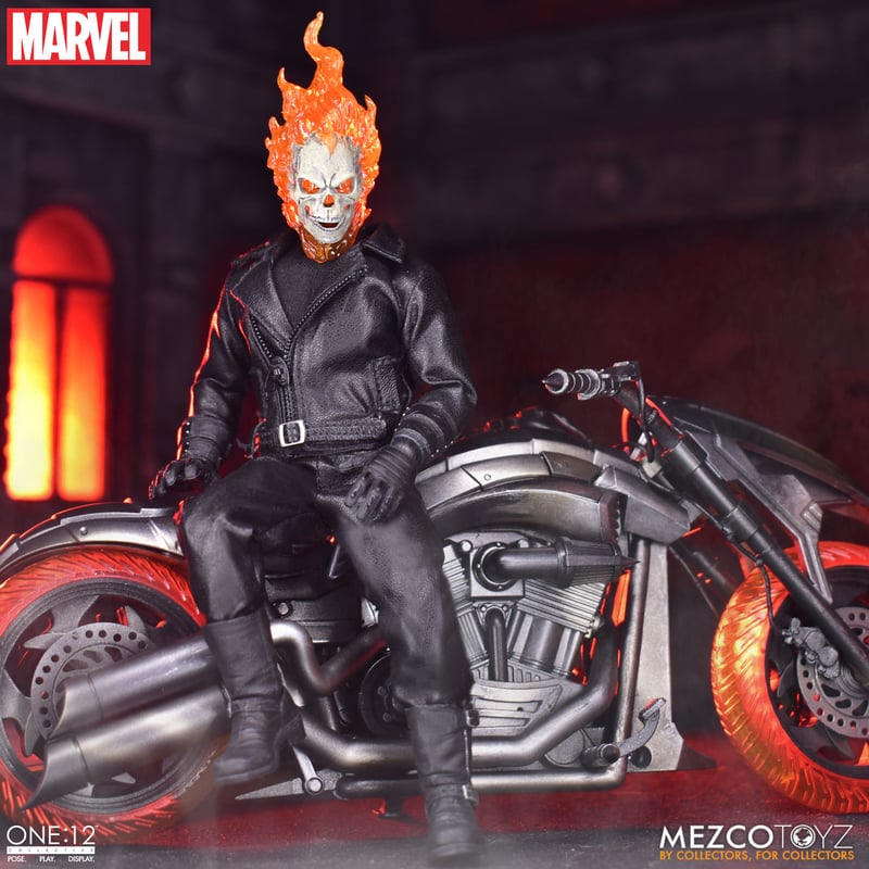 Mezco Ghost Rider & Hell Cycle Set (preorder) -  -  MEZCO TOYS