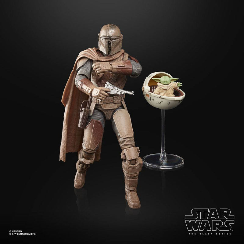 Star Wars The Black Series The Mandalorian and Grogu (Arvala-7) Mud Mandalorian - Action & Toy Figures -  Hasbro